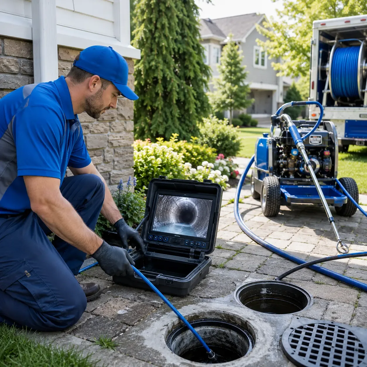 Outdoor drain cleaning professionals serving North Bridgton, ME